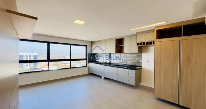 Apartamento para aluguel com 49,5 m² e 1 quarto em vila santa tereza, bauru - sp