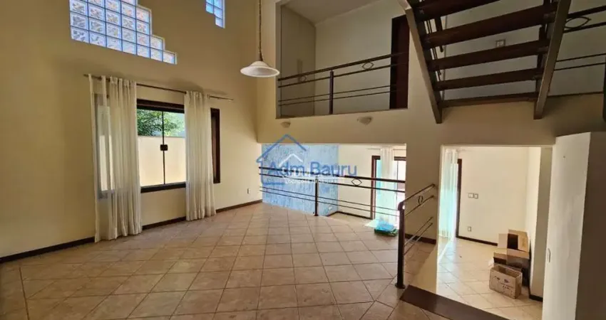 Casa em condomínio para aluguel com 450 m² e 3 quartos em vila serrão, bauru - sp