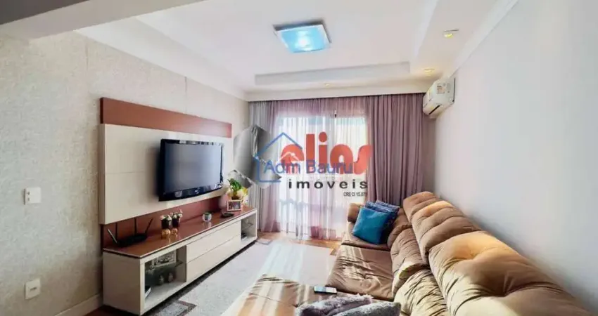 Apartamento para venda com 120 m² e 3 quartos em jardim panorama, bauru - sp