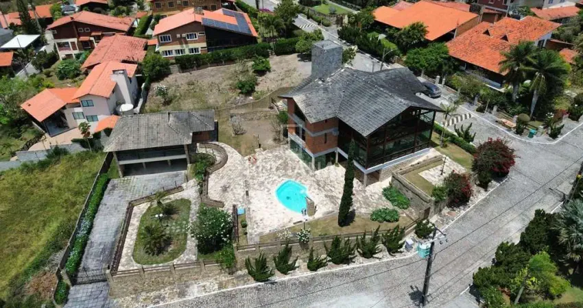 610 m² de área construída total! casa com 5 suítes em condomínio - gravatá/pe