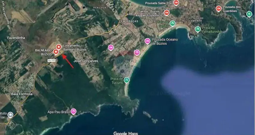 Invista em búzios - balneário búzios: terreno 360m² à venda!
