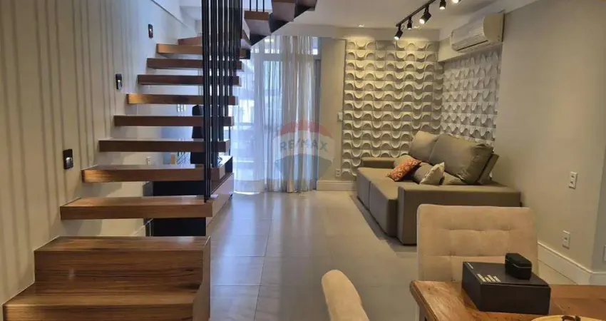 Cobertura duplex na passagem, cabo frio, 3 suítes, área gourmet, jacuzi, 130m2