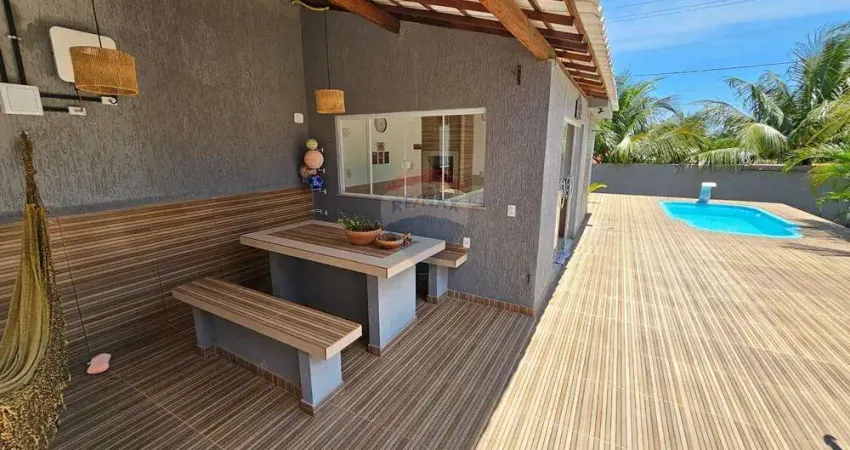 Casa independente - à venda vila do peró, cabo frio - 3 quartos sendo 1 suíte - r$ 590 mil