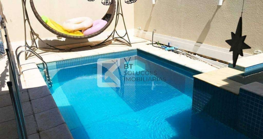 Belíssimo Sobrado à venda, 3 suítes, 4 vagas de garagem, Área Gourmet, banheira, piscina, Condomíni