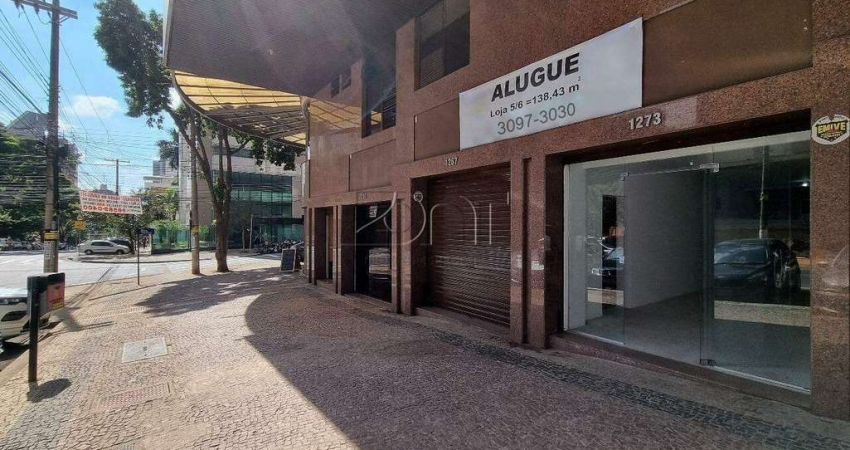 Ponto comercial para alugar no Funcionários, Belo Horizonte 