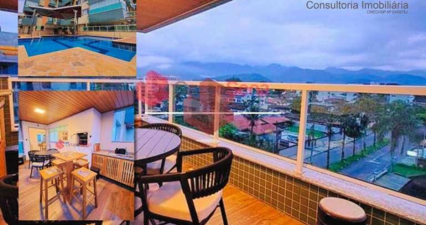 Apartamento à venda em Ubatuba, Itaguá, com 3 quartos, 115m²