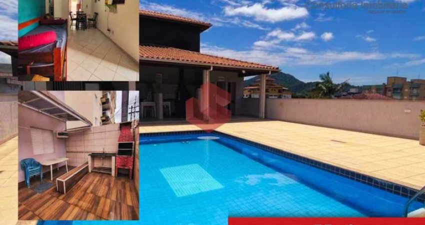 Apartamento à venda em Ubatuba, Itaguá, com 2 quartos