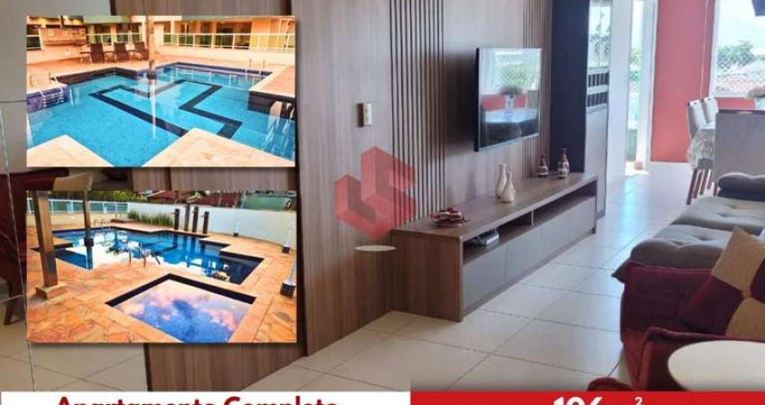 Apartamento de luxo à venda, no Residencial Dona Lourdes,  em Ubatuba, Itaguá, com 3 quartos, 106m²