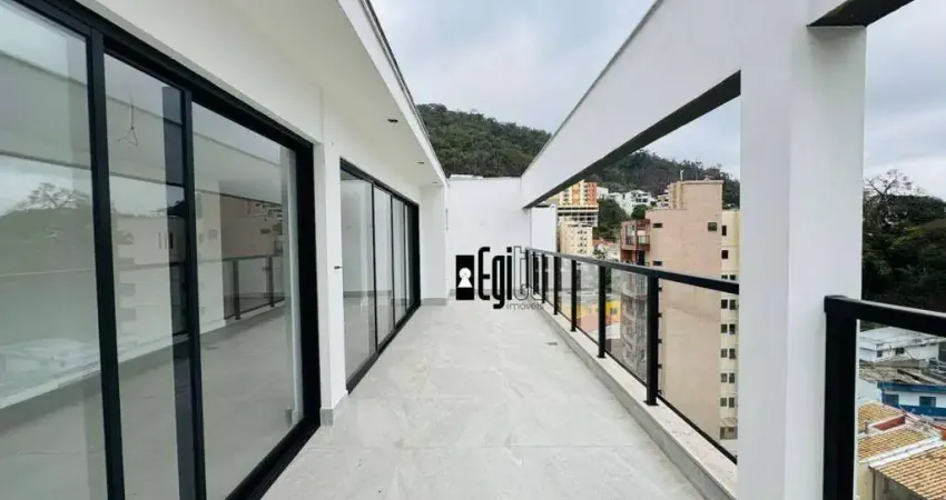 Cobertura com 4 dormitórios à venda, 211 m² por r$ 1.450.000,00 - santa helena - juiz de fora/mg