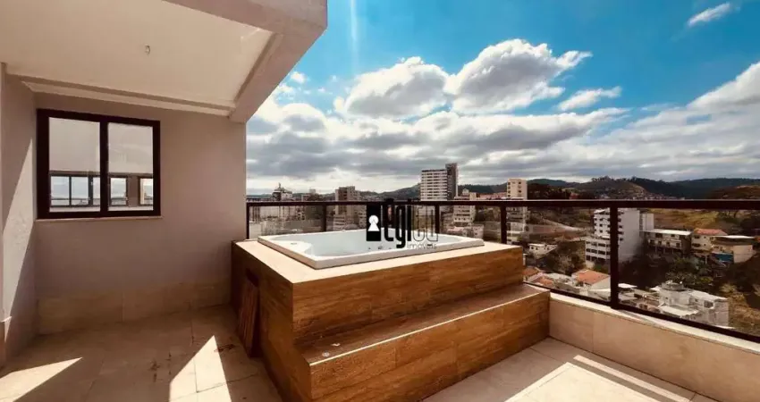 Cobertura com 5 dormitórios à venda, 400 m² por r$ 1.990.000,00 - granbery - juiz de fora/mg