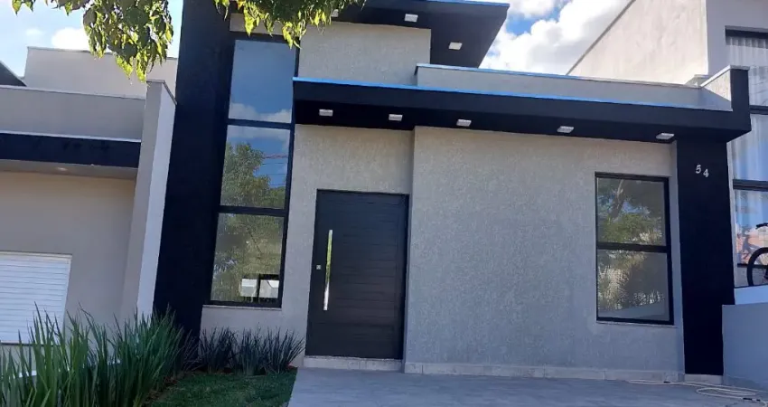 Casa térrea nova, com piscina, condomínio Villagio Ipanema 1