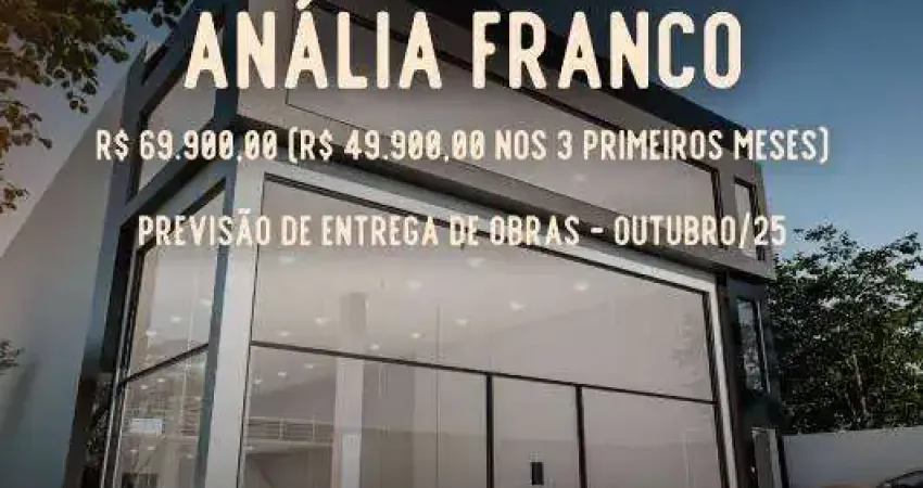 Loja para locação de 1.287,80 m² ao lado do shopping anália franco.