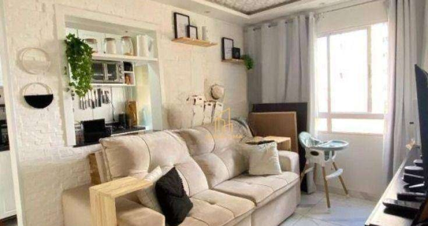 Apartamento com 2 dormitórios à venda, 48 m² por R$ 305.000,00 - Ponte Grande - Guarulhos/SP