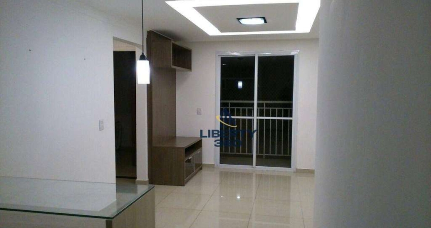 Apartamento com 2 dormitórios à venda, 52 m² por R$ 377.000,00 - Vila Alzira - Santo André/SP