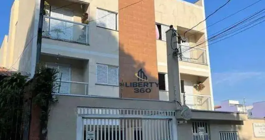 Cobertura com 2 dormitórios à venda, 95 m² por R$ 360.000 - Vila Tibiriçá - Santo André/SP