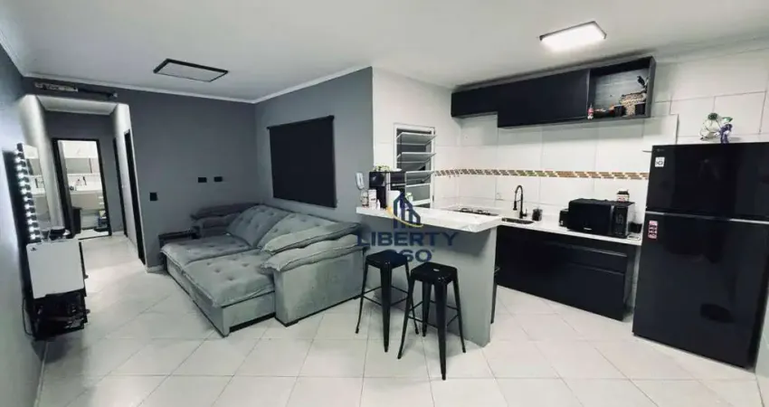 Apartamento com 2 dormitórios à venda, 52 m² por R$ 290.000 - Vila Humaitá - Santo André/SP