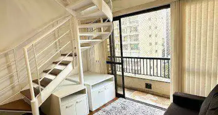 Apartamento Duplex com 1 dormitório para alugar, 45 m² por R$ 5.417,00/mês - Jardins - São Paulo/SP