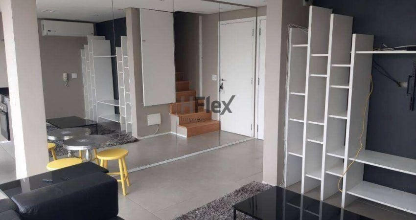 Cobertura com 1 dormitório para alugar, 61 m² por R$ 6.946,70/mês - Vila Olímpia - São Paulo/SP