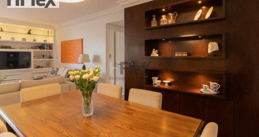 Apartamento com 3 dormitórios, 170 m² - venda por R$ 2.190.000,00 ou aluguel por R$ 18.370,00/mês - Moema - São Paulo/SP
