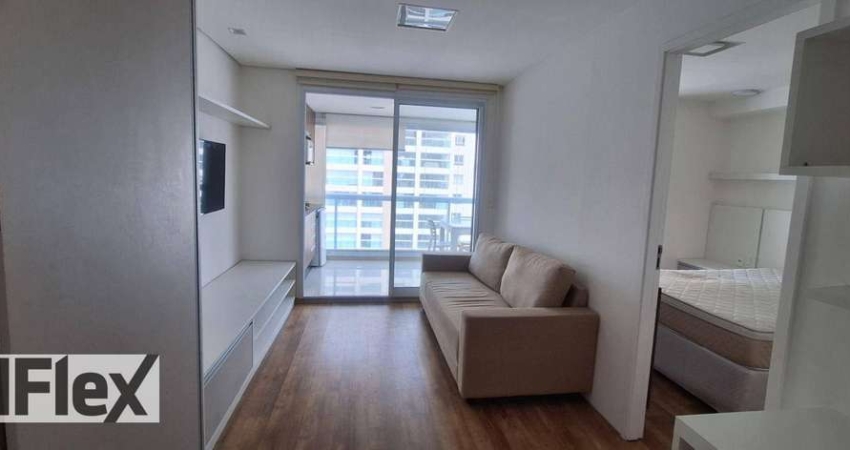 Apartamento com 1 dormitório para alugar, 45 m² por R$ 5.590,00/mês - Vila Olímpia - São Paulo/SP