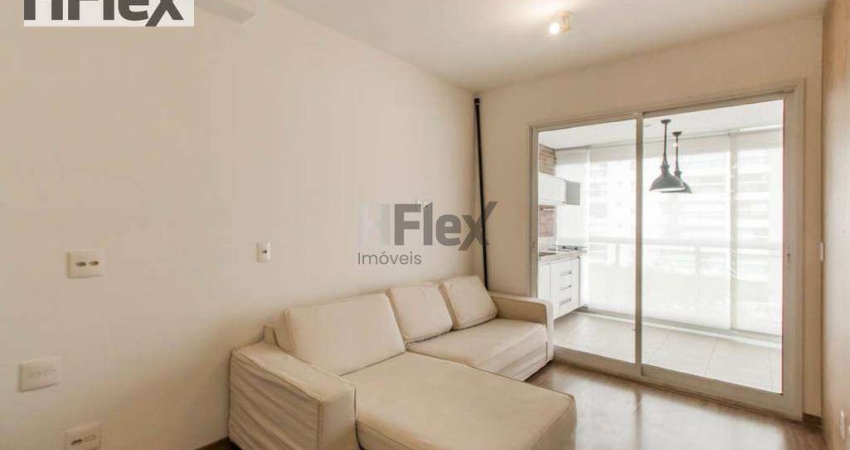 Apartamento com 1 dormitório para alugar, 45 m² por R$ 5.378,00/mês - Vila Olímpia - São Paulo/SP