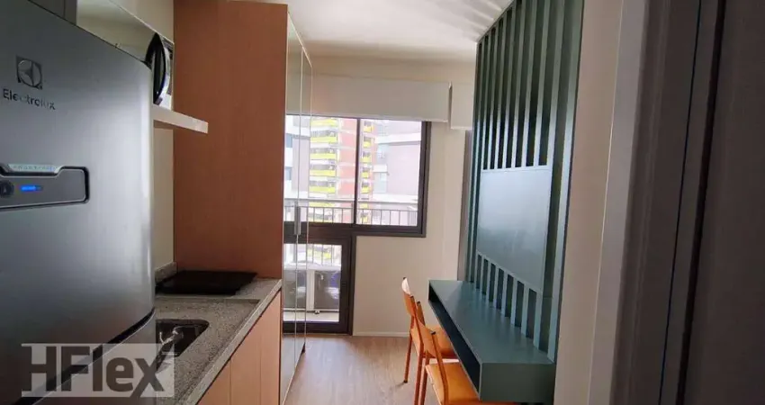 Apartamento com 1 dormitório para alugar, 23 m² por R$ 4.380,00/mês - Santo Amaro - São Paulo/SP