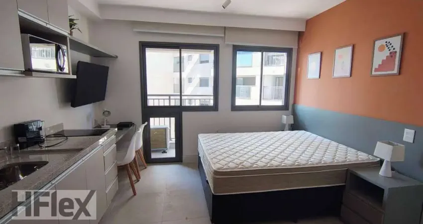 Apartamento com 1 dormitório para alugar, 23 m² por R$ 4.380,00/mês - Santo Amaro - São Paulo/SP