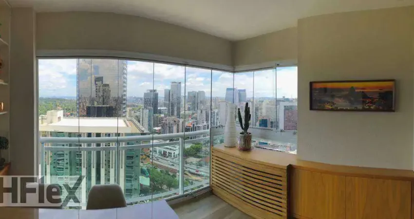 Apartamento com 2 dormitórios, 66 m² - venda por r$ 1.400.000,00 ou aluguel por r$ 7.910,00/mês - brooklin - são paulo/sp