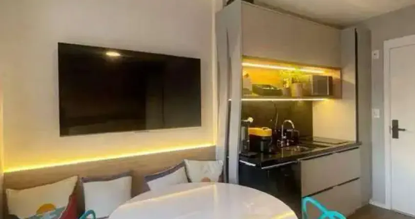 Apartamento com 1 dormitório à venda, 25 m² por r$ 560.000,00 - moema - são paulo/sp