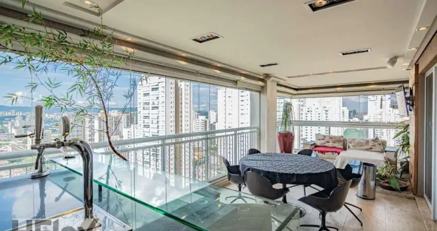 Apartamento com 4 dormitórios à venda, 206 m² por r$ 3.500.000,00 - vila romana - são paulo/sp