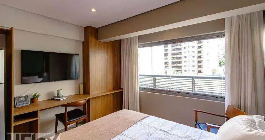 Itaim, apartamento para venda, 27metros, mobiliado, lazer, piscina, sem vaga