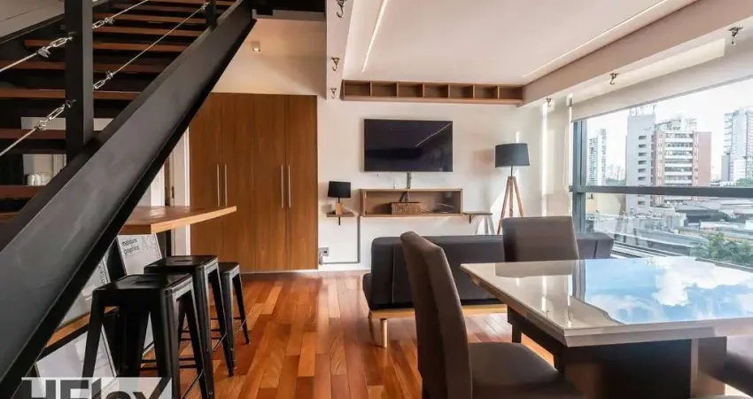 Apartamento Duplex com 1 dormitório para alugar, 64 m² por R$ 8.383,11/mês - Vila Olímpia - São Paulo/SP