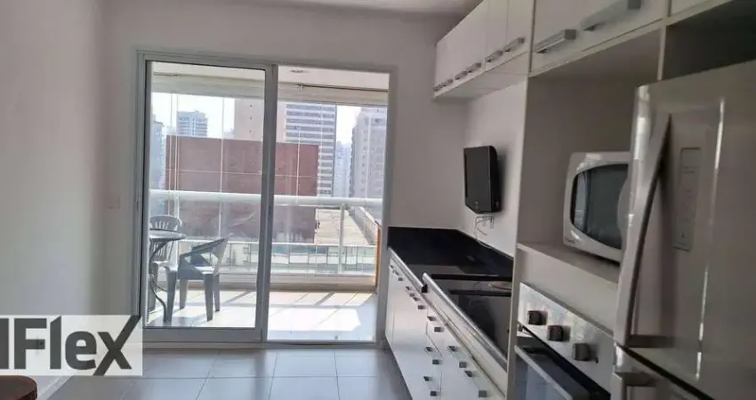 Apartamento com 1 dormitório para alugar, 45 m² por R$ 5.570,00/mês - Vila Olímpia - São Paulo/SP