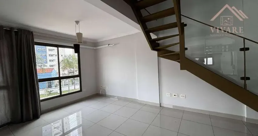 Apartamento duplex com 3 dormitórios para alugar, 107 m² - centro - taubaté/sp