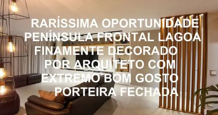 PENÍNSULA FRONTAL LAGOA- PORTEIRA FECHADA