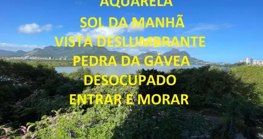 Península Aquarela 4 quartos 3 suites Sol Manhã - Vista Pedra da Gávea