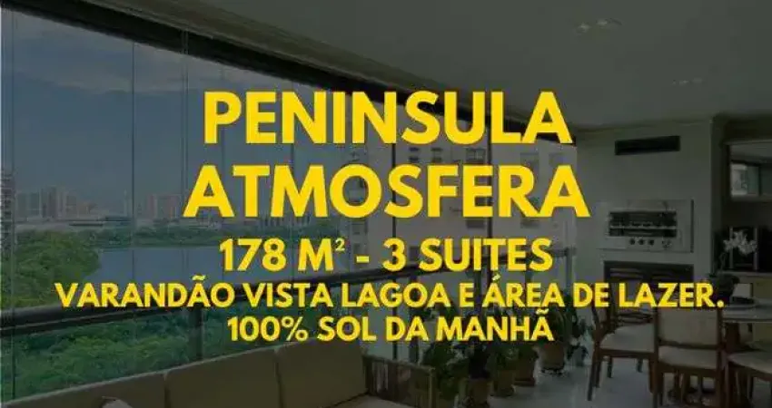 Apartamento para venda tem 178 metros quadrados com 3 suítes