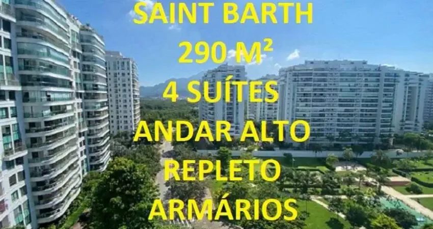 Apartamento para venda tem 290 metros quadrados com 4 quartos