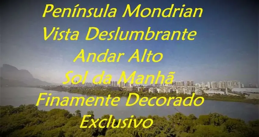 MONDRIAN PENÍNSULA - 375 M ²- Excelente apartamento em lámina, andar alto, sol da manhã