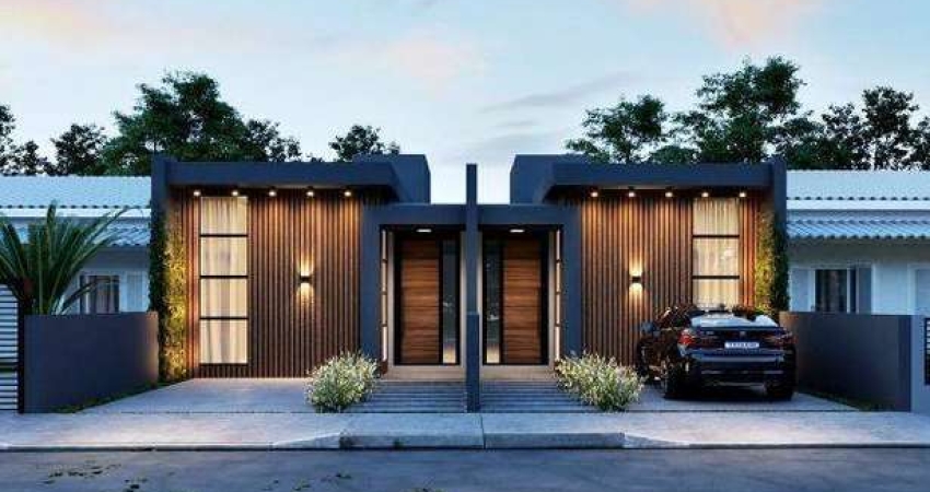 Casa na planta para venda de 2 quartos com garagem no Bela Vista, Palhoça, Grande Florianópolis
