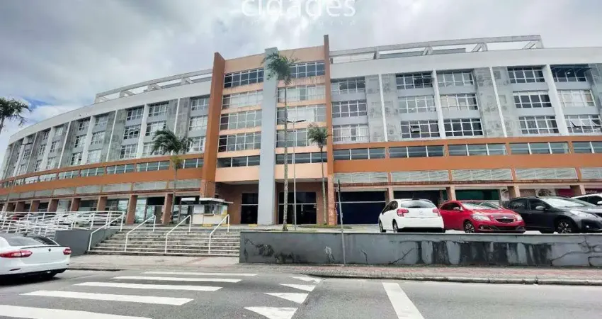 Sala comercial com mezanino para aluguel e garagem bem localizada no bairro forquilhas, são josé