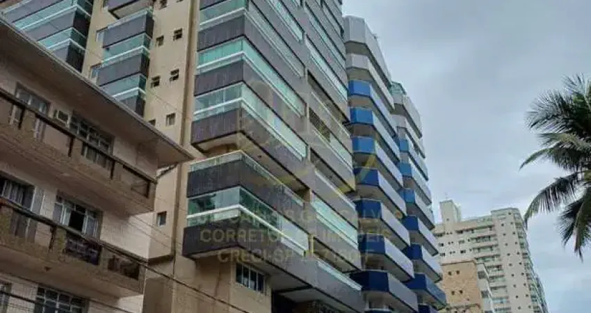 Apartamento para venda em praia grande, forte, 2 dormitórios, 1 suíte, 1 banheiro, 1 vaga