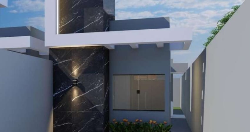 Casa para Venda em Campo Grande, Loteamento Bela Laguna, 2 dormitórios, 1 banheiro, 1 vaga