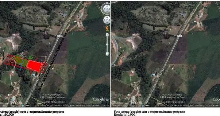 ÁREA INDUSTRIAL JARINU - Frente para a Rodovia Edgar M Zamboto - (+- 140,00m)