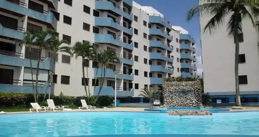 APARTAMENTO A VENDA EM CARAGUATATUBA - CONDOMÍNIO HAWAI VIVENDAS - MARTIM DE SÁ - 1 VAGA - PÉ NA AREIA