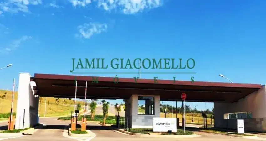Terreno a venda em condomínio em jundiaí - alphaville jundiaí - at: 700,00 m² -leve aclive