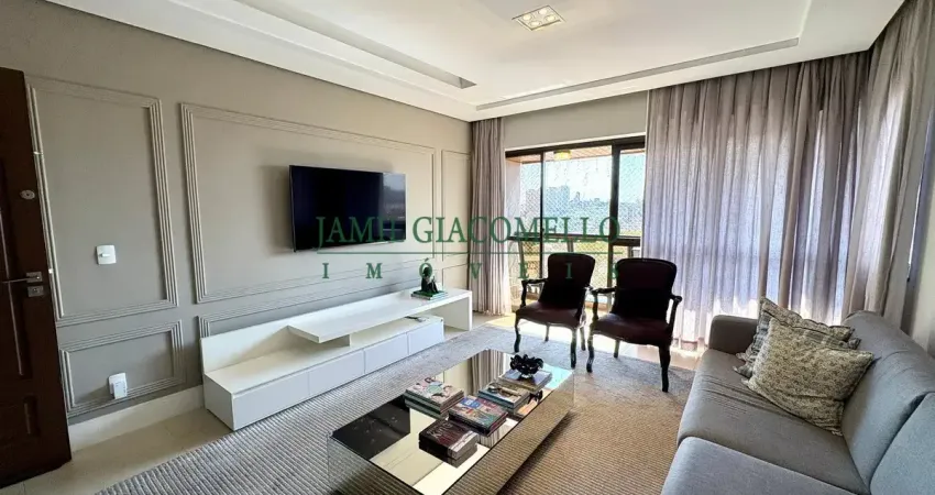 Apartamento a venda em jundiaí - edifício olinda - au: 120,00 m² - vista livre - 2 vagas - reformado com fino acabamento