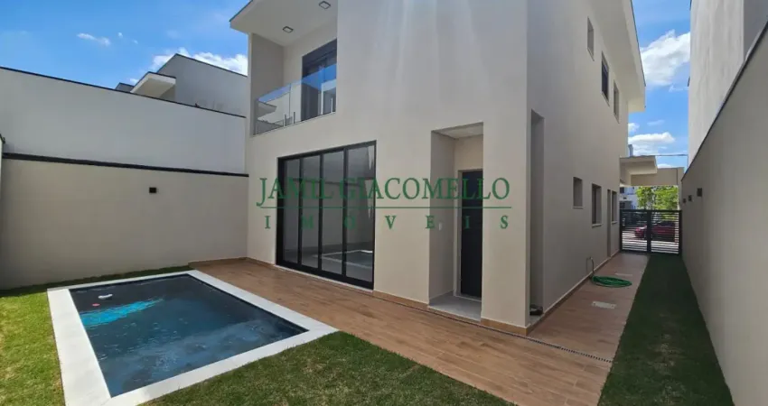 Casa nova à venda em condomínio - jundiaí - reserva da ermida ii - eloy chaves - at: 250,00m² e ac: 242,00m² - finissimo acabamento