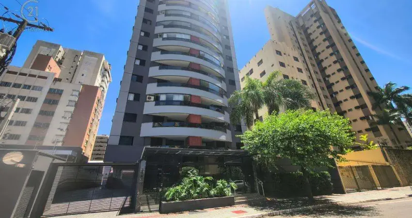 Apartamento à venda em londrina, centro, com 3 quartos, com 140 m², solar monet