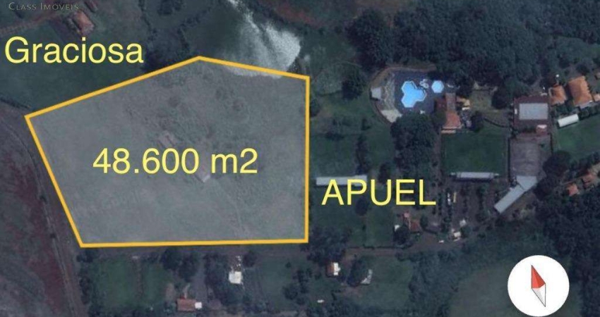 Terreno à venda em Londrina, Vivendas do Arvoredo, com 48600 m²